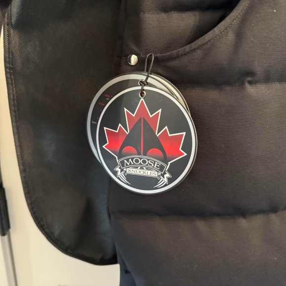 Moose Knuckles Black Puffer Jacket - Picture 3 of 9